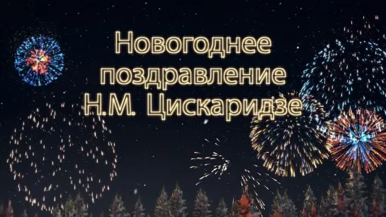 Новогоднее поздравление Н.М. Цискаридзе - 2024