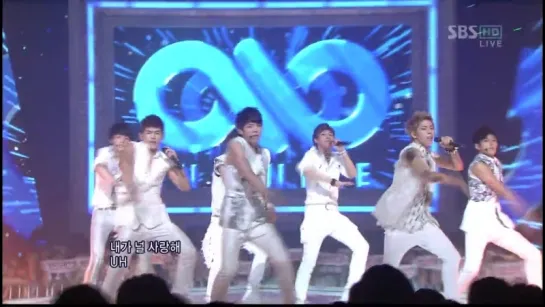 110724 | Infinite - 1.3 + Be Mine | Inkigayo