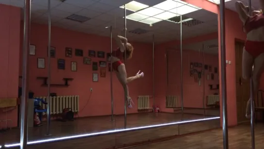 Oksana Vok ( koVsh). Training! Exotic pole dance