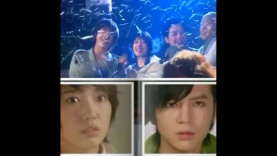 Jang Geun Suk, Lee Hong Ki, Park Shin-Hye & Jun Yong Hwa Rudolf the Red-Nosed Reindeer (A.N.JELL: You're Beautiful OST)