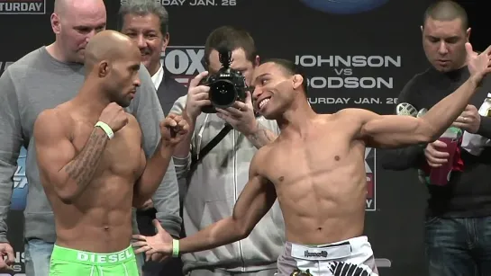 Хайтлайт взвешивания UFC on FOX 6: Johnson vs. Dodson