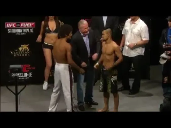 Взвешивание UFC on Fuel TV 6 Frankling vs Le