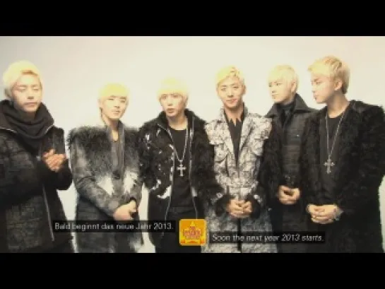 [VIDEO MESSAGE][26.12.2012] B.A.P's message to German fans