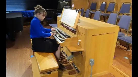 529 J. S. Bach - Trio Sonata No. 5 in C Major, BWV 529 - Katelyn Emerson, organ