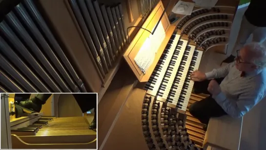 532 J. S. Bach - Prelude and Fugue in D major, BWV 532 - Collin Andrews, organ