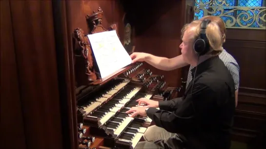 541 J. S. Bach / Joseph Bonnet - Prelude and Fugue in G major, BWV 541 - Arjen Leistra, organ