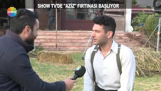 Aziz’in başrol oyuncuları ile dizi setinde çok özel röportaj!