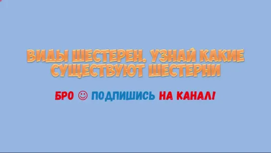 Виды зубчатых колес. Характеристика и классификация шестерен