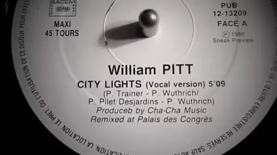 William Pitt - City Lights (Extended version) 1986-480p