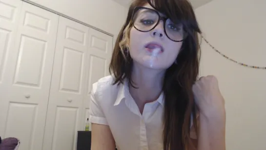 Nerdy Teen Drools and Spits