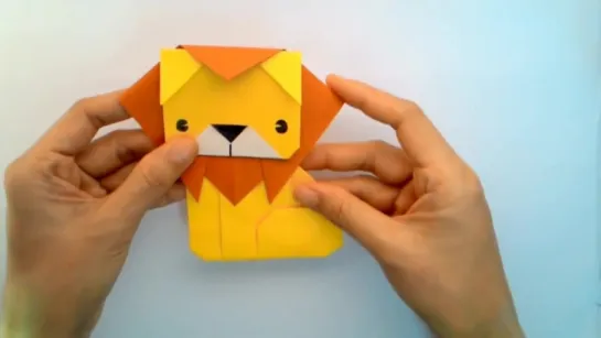 Origami Lion