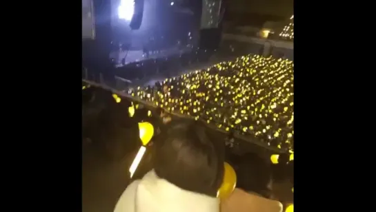 The fans project that they prepared today ohmygod yellow heart balloons