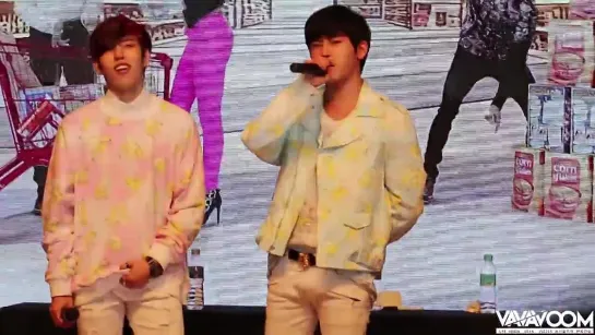 [FANCAM][150215] Infinite H Yongsan Fansign  | Hoya - «Pretending, I'm Ok»