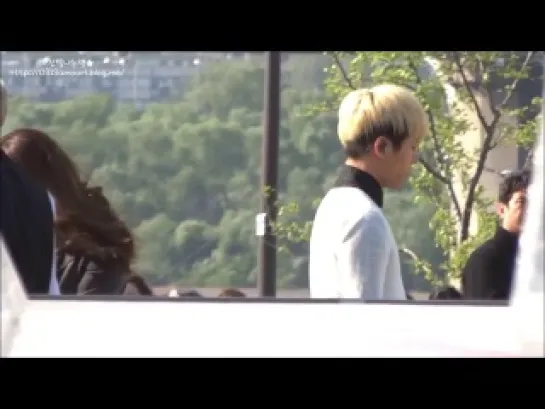 [FANCAM][140505] MBC "New life to the children" | Hoya