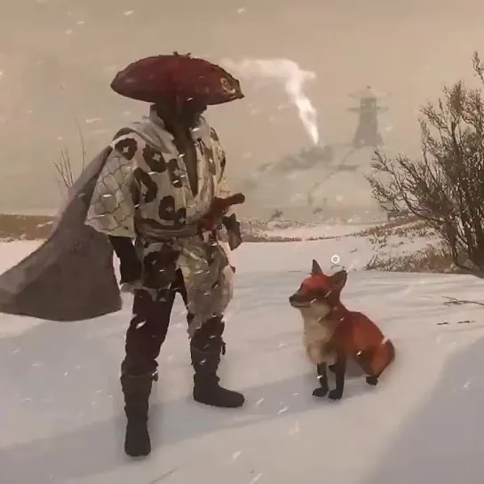 A recent update for Ghost of Tsushima added unique fox animations.