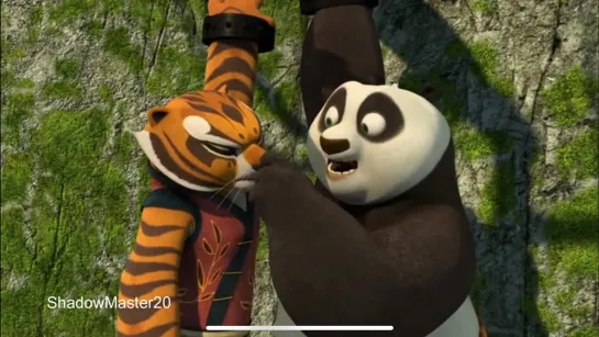 Kung Fu Panda Best Po and Tigress Moments of Season 1