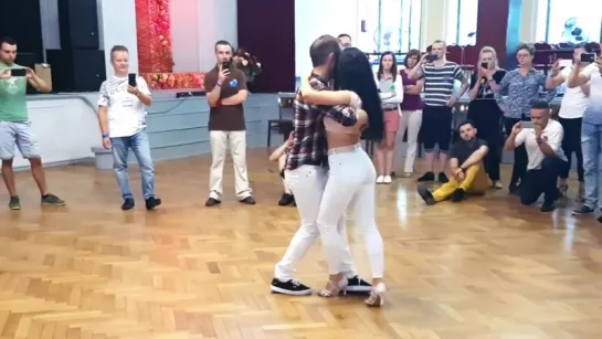 Kristofer & Cristina - Kizomba Fusion - After Class in Katowice - Poland