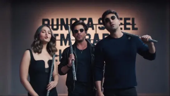 Ranbir, Alia and Shahrukh Khan endorsing Rungta TMT Bar