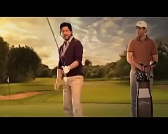 Dish TV Dishonline Golf Promo with Shahrukh Khan 2013