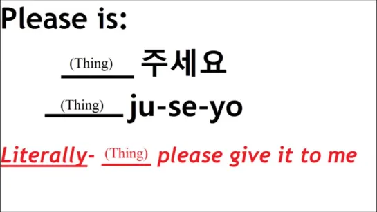 Basic Korean Vocabulary