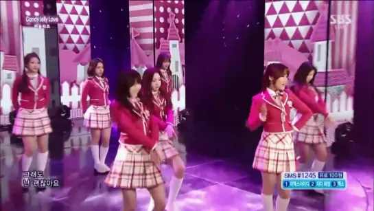 150108 | Lovelyz - Candy Jelly Love | SBS Inkigayo