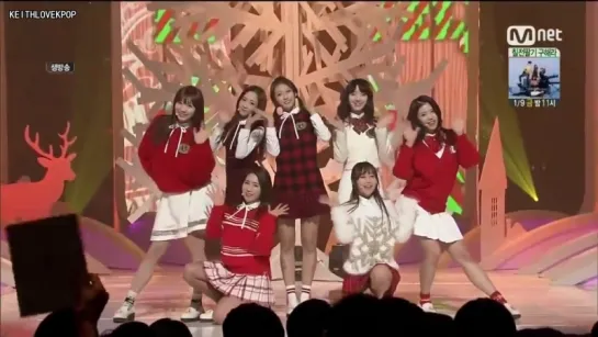 141225 | Lovelyz Candy Jelly Love (Remix) | M! Countdown Xmas Special