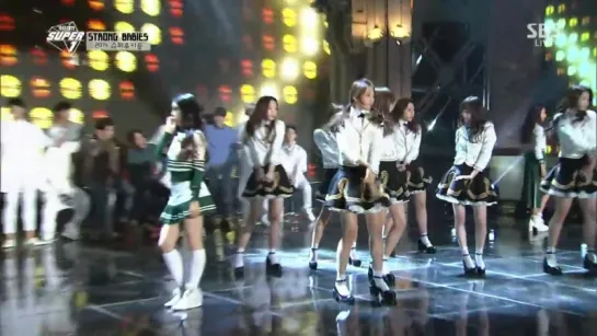 141221 | Super Rookie(Lovelyz) - Moves Like Jagger | SBS Gayo Daejun