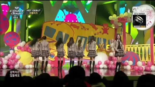 141113 | Lovelyz - Goodbye Chapter&Candy Jelly Love (Debut Stage) | Mnet M!Countdown