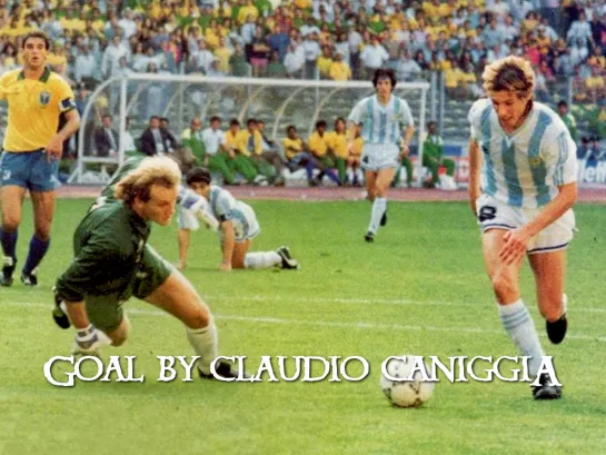 Goal by Claudio Caniggia (World Cup' 1990)