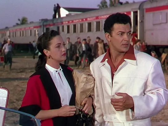 Dorothy Lamour, Cornel Wilde (The Greatest Show on Earth, 1952)