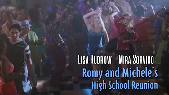 Lisa Kudrow, Mira Sorvino. Staying Alive (Romy and Micheles High School Reunion, 1997)