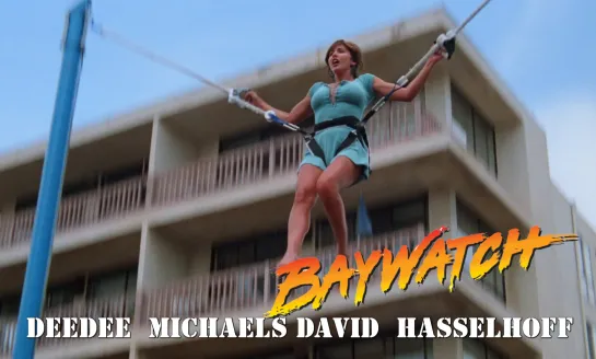 David Hasselhoff, DeeDee Michaels (Baywatch; Red Wind, 1994)