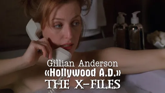 Gillian Anderson, David Duchovny (The X-Files; Hollywood A.D., 2000)