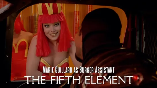 Marie Guillard as Burger Assistant (The Fifth Element, 1997)