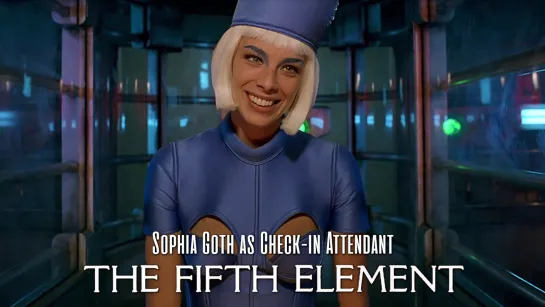 Sophia Goth as Check-in Attendant (The Fifth Element, 1997)