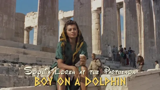 Sophia Loren at the Parthenon (Boy on a Dolphin, 1957)