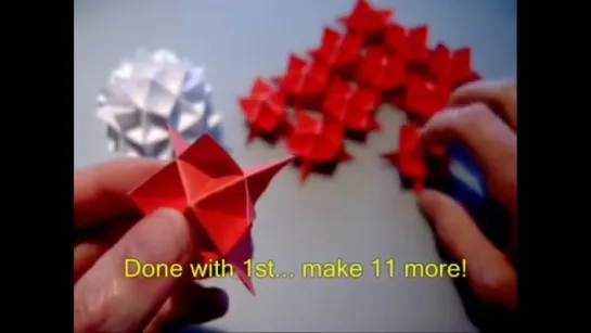 How to make an Origami Spike Ball