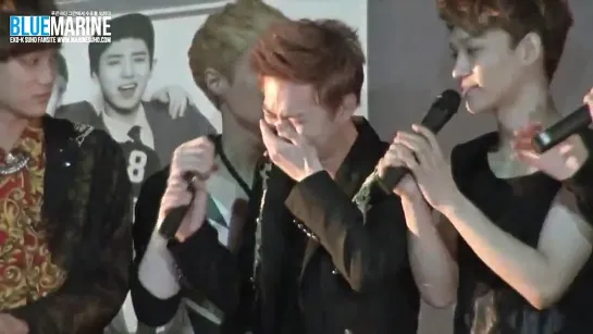 [EXO] | [FANCAM] 130616 Suho Don't Cry @ Incheon Fansign