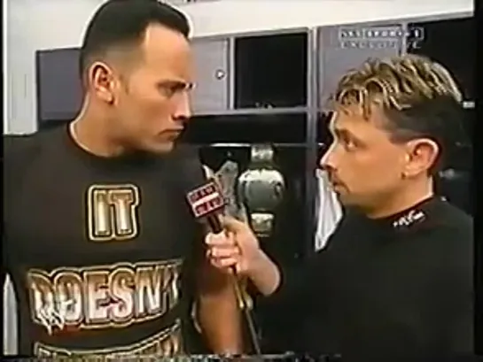 The Rock in Lockeroom — RAW 26.02.2001