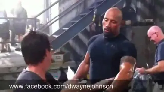 Dwayne Johnson - Behind The Scenes of Fast Five