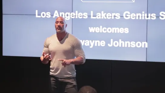 Dwayne Johnson - Мотивация для команды Lakers (18+)