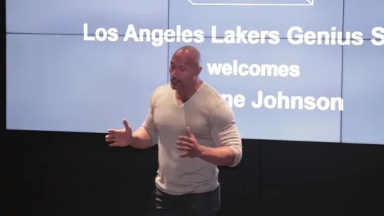 Dwayne Johnson’s “Genius Talk” Part 1