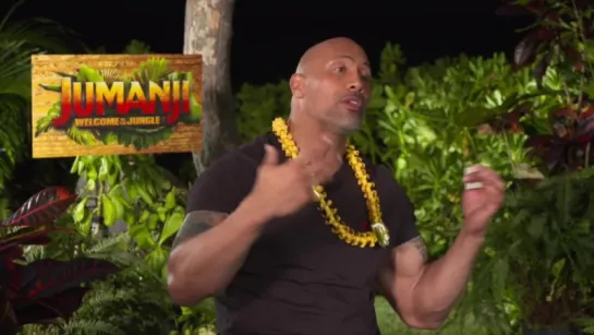 JUMANJI interview - Dwayne The Rock Johnson