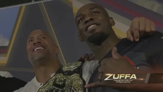 UFC 214  Jon Jones and The Rock