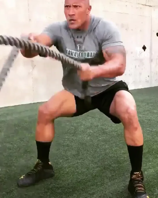 The Rock workout