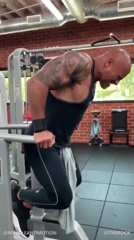 The Rock workout 2019