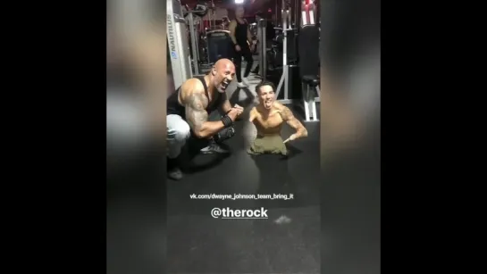 The Rock and Nick LV