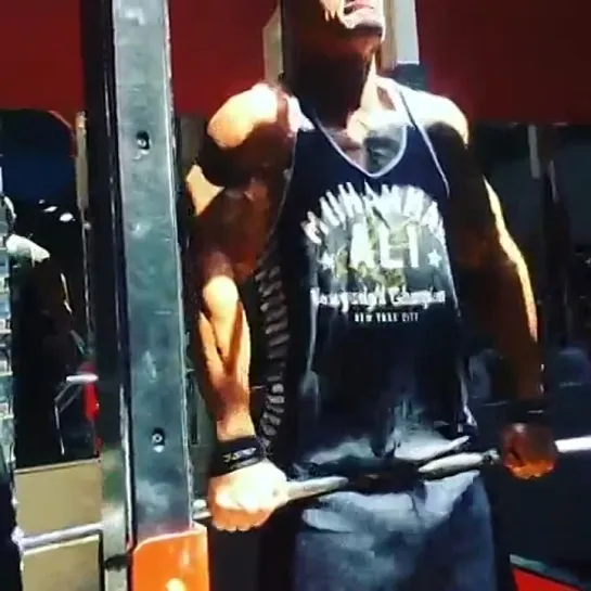 Dwayne Johnson trainin' 29/10/14