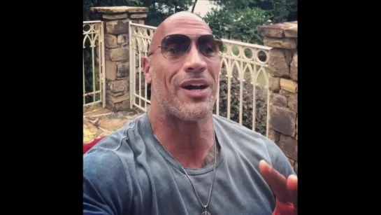 Instagram post by The Rock • July 28, 2018