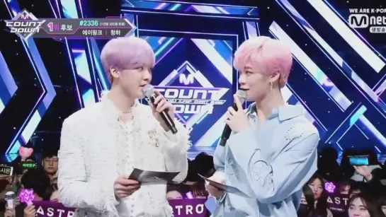 [17.01.2019] ASTRO Moonbin & Sanha MC M!Countdown